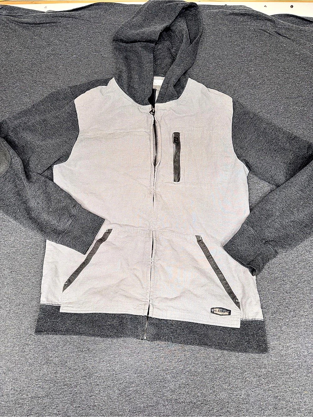 Billabong Color Block Hooded Jacket Size Medium